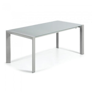 Mesa extensible Kara 160-220 cm, gris