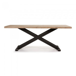 Mesa Tiva patas cruzadas, 90x160 cm