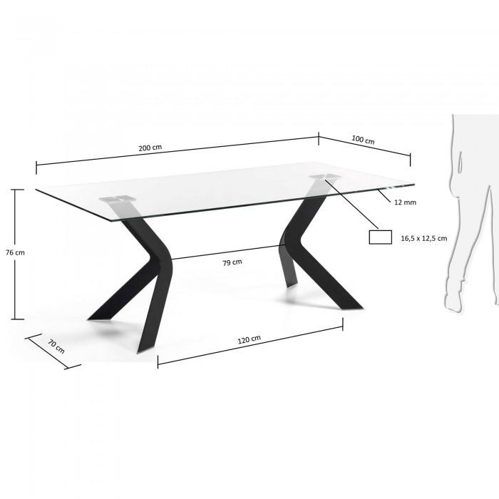 Mesa Westport 200x100 cm