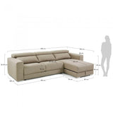 Sofá chaise longue Atlanta