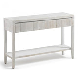 Consola Words, blanco patina