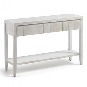Consola Words, blanco patina